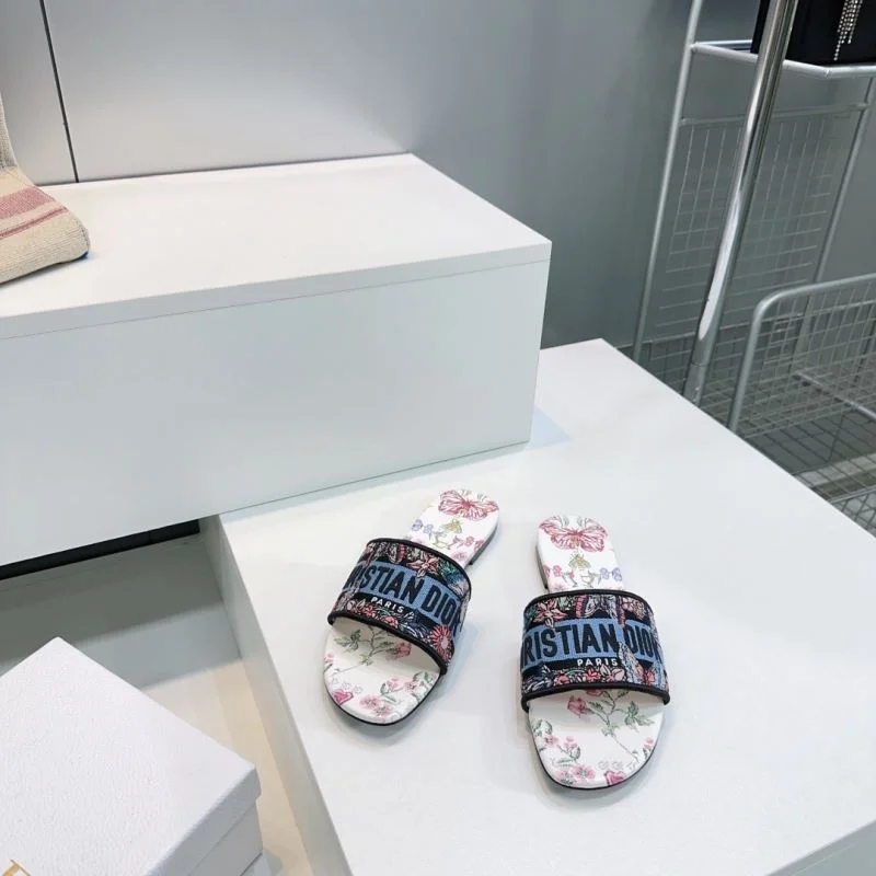 Colorful Christian Dior Slippers 21404