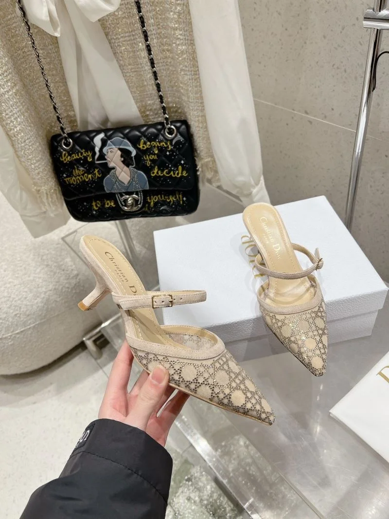 Compact Christian Dior Slippers 22503