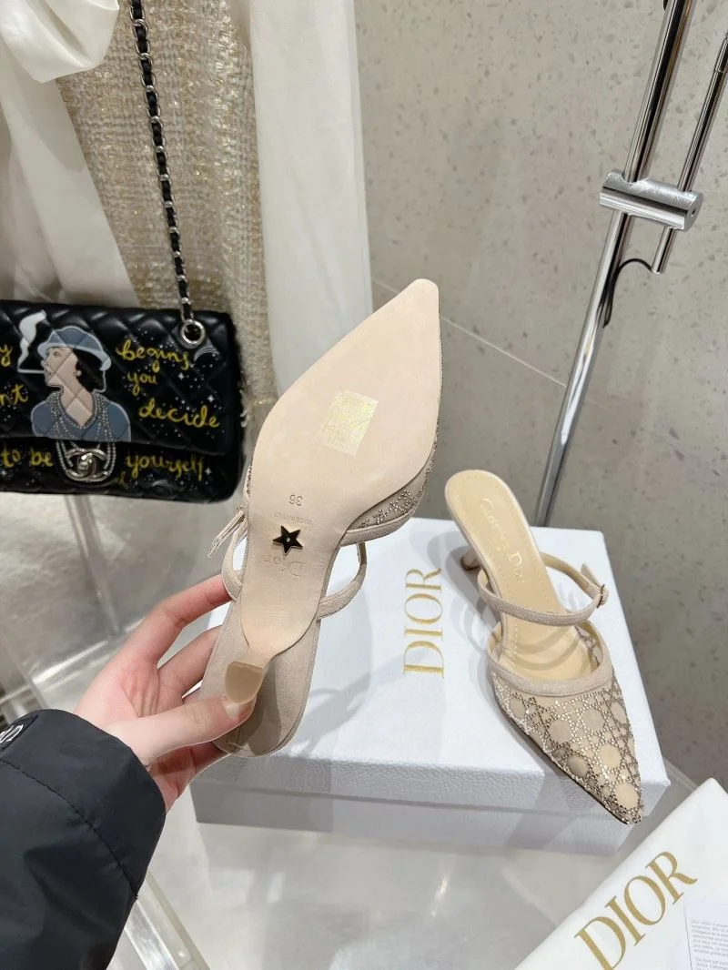 Compact Christian Dior Slippers 22503