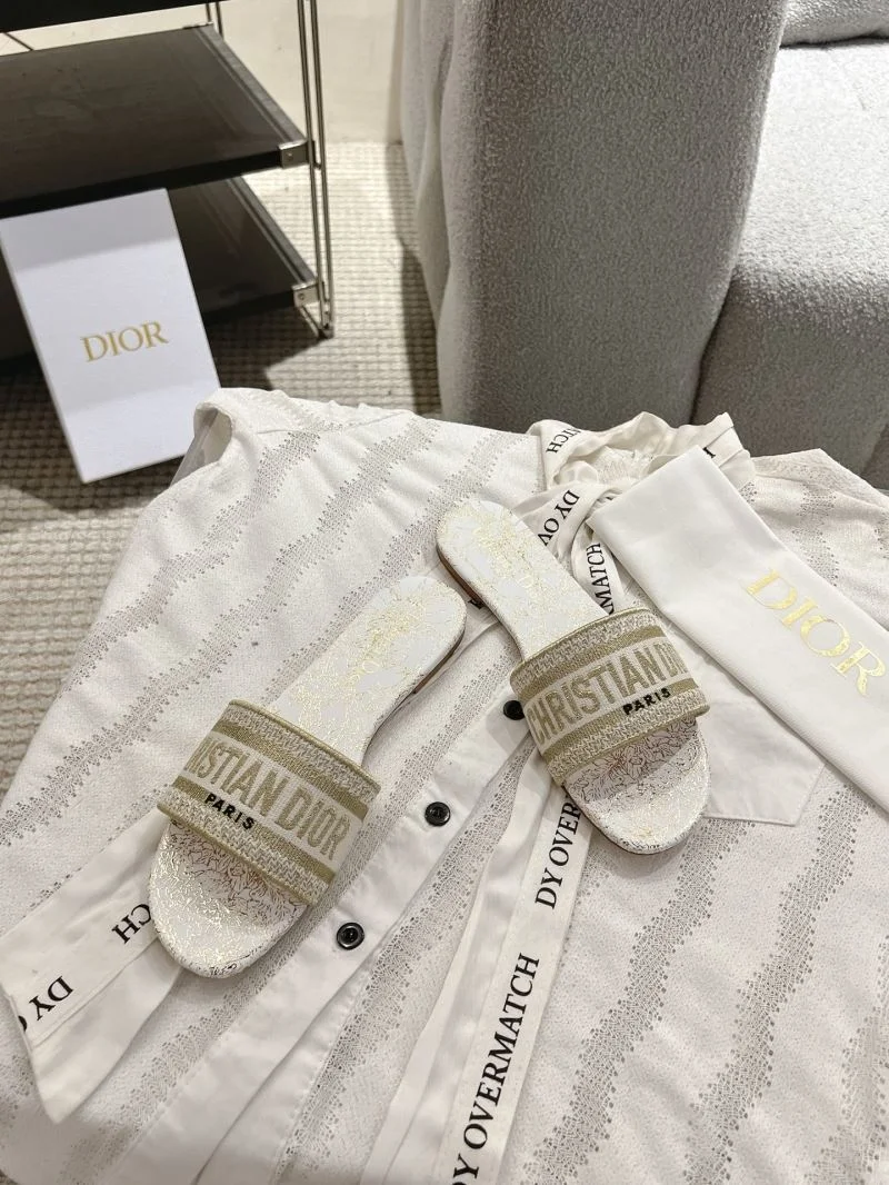 Flexible Christian Dior Slippers 20870