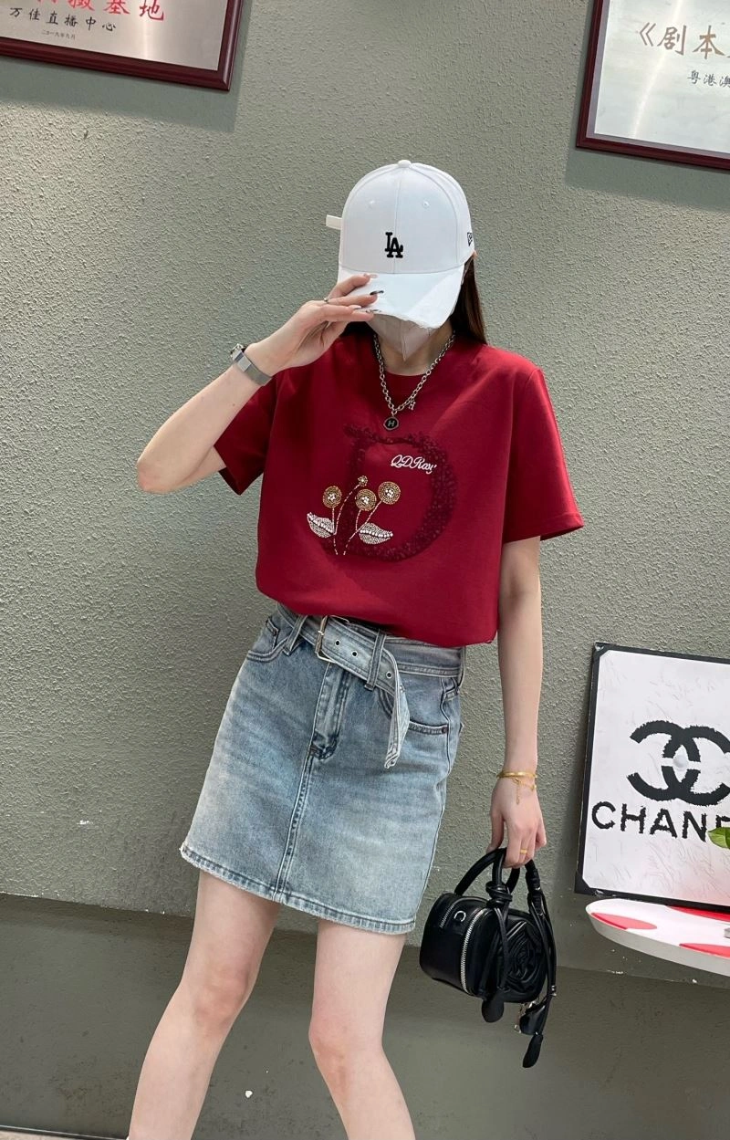 Colorful Christian Dior T-Shirts 117599