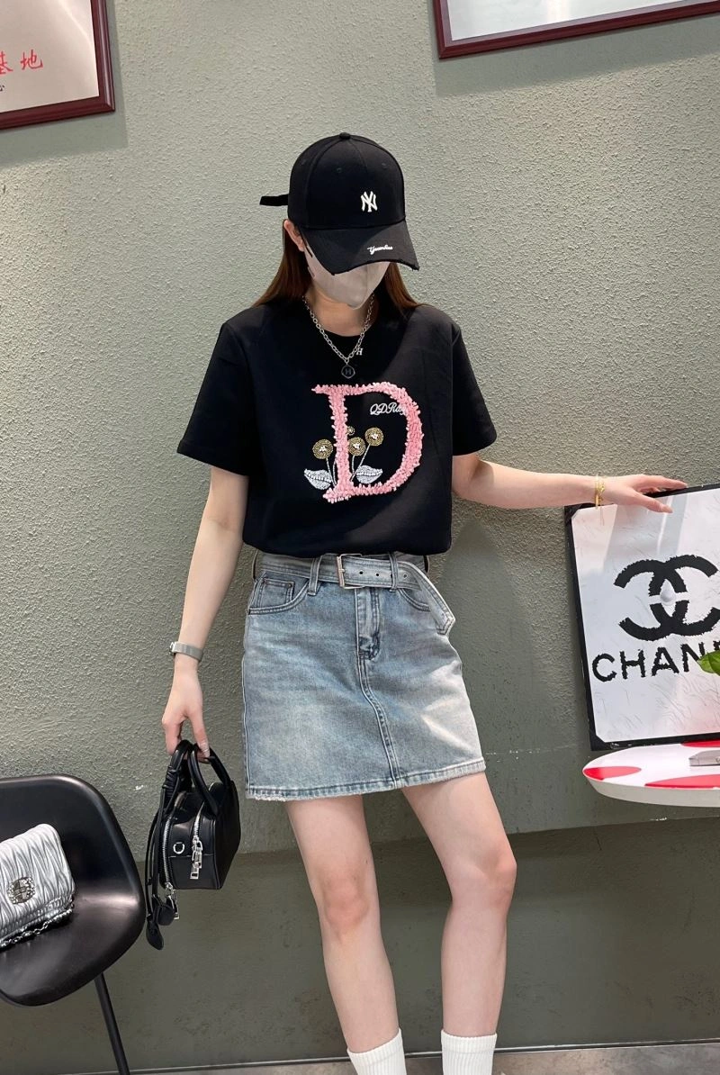Colorful Christian Dior T-Shirts 117599