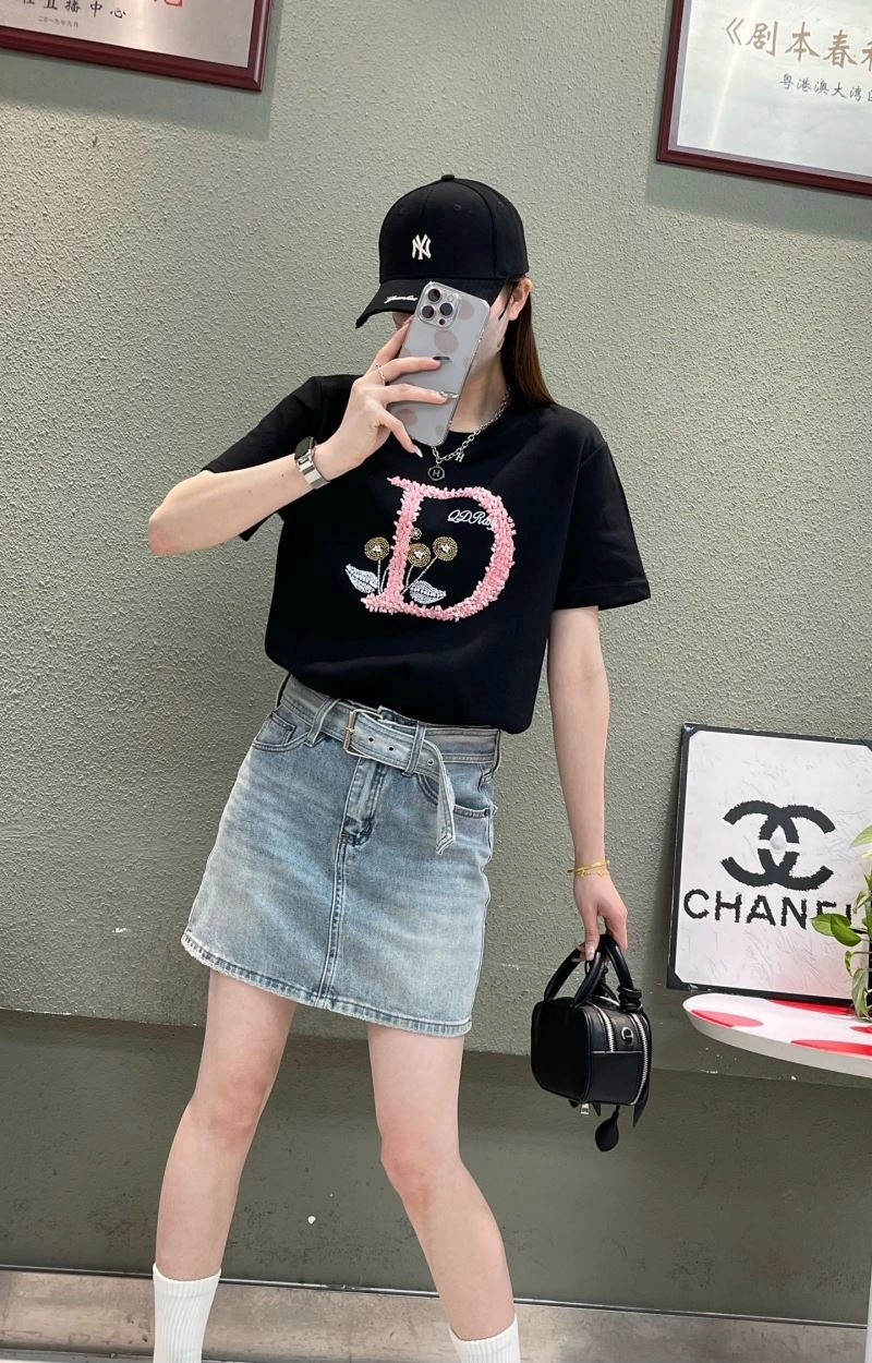 Colorful Christian Dior T-Shirts 117599