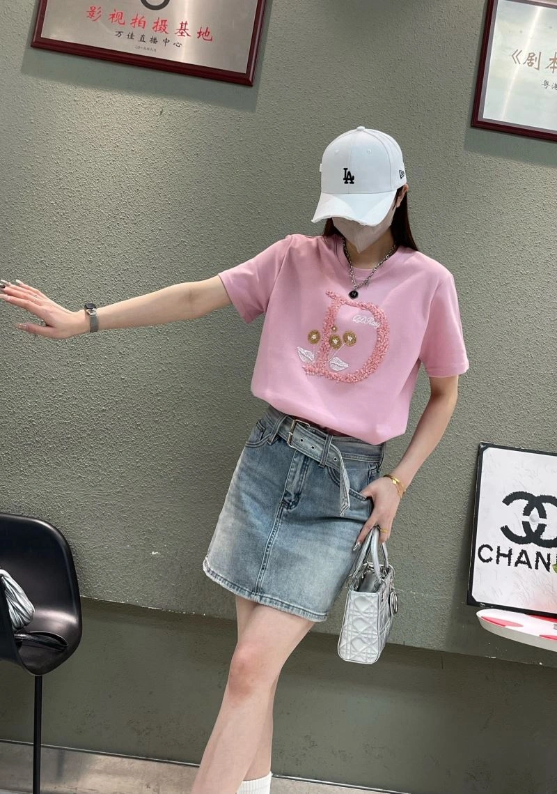 Colorful Christian Dior T-Shirts 117599
