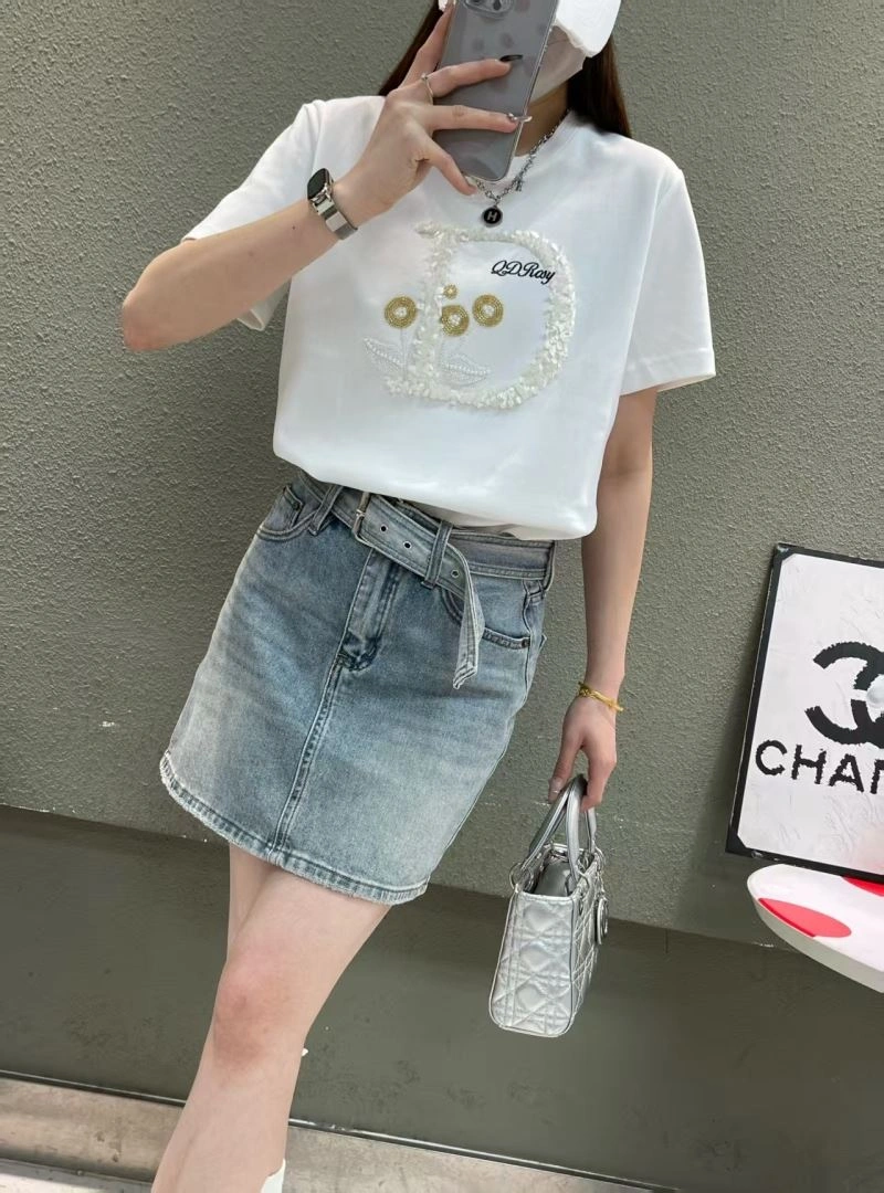 Colorful Christian Dior T-Shirts 117599