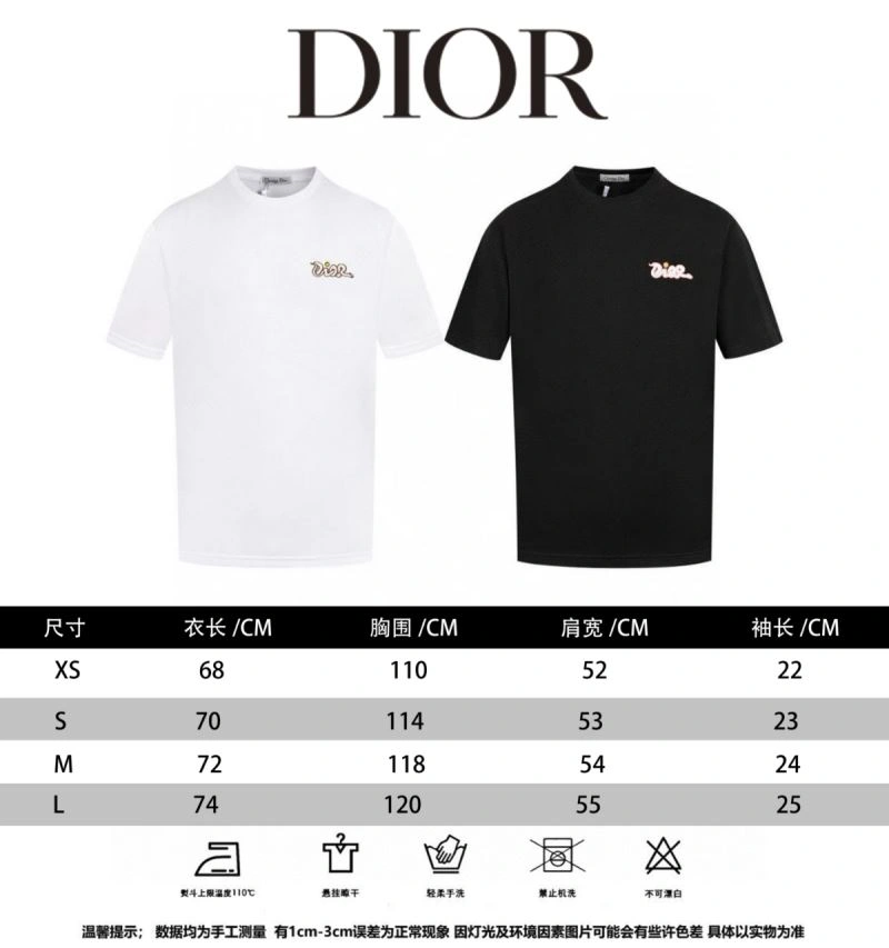 Christian Dior T-Shirts Durable 117418