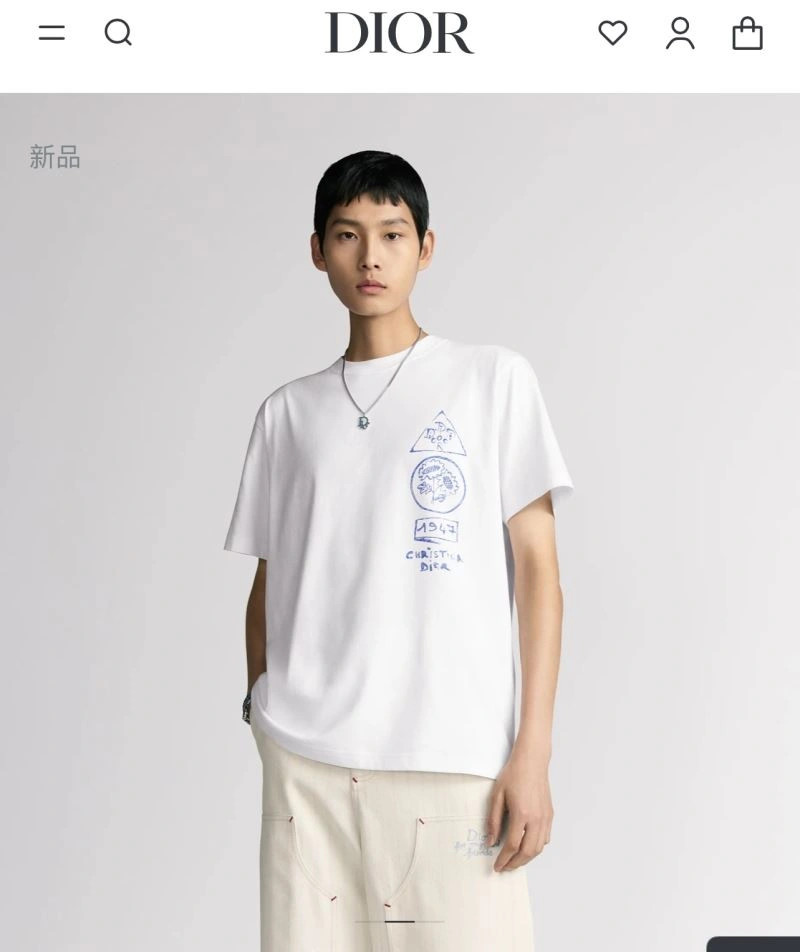 Christian Dior T-Shirts DailyWear 117378