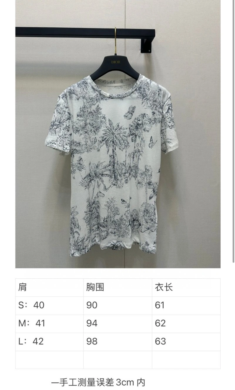 Christian Dior T-Shirts Breathable 111951