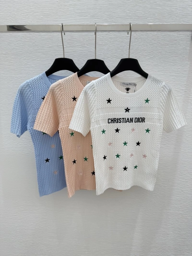 Christian Dior T-Shirts Versatile 111876