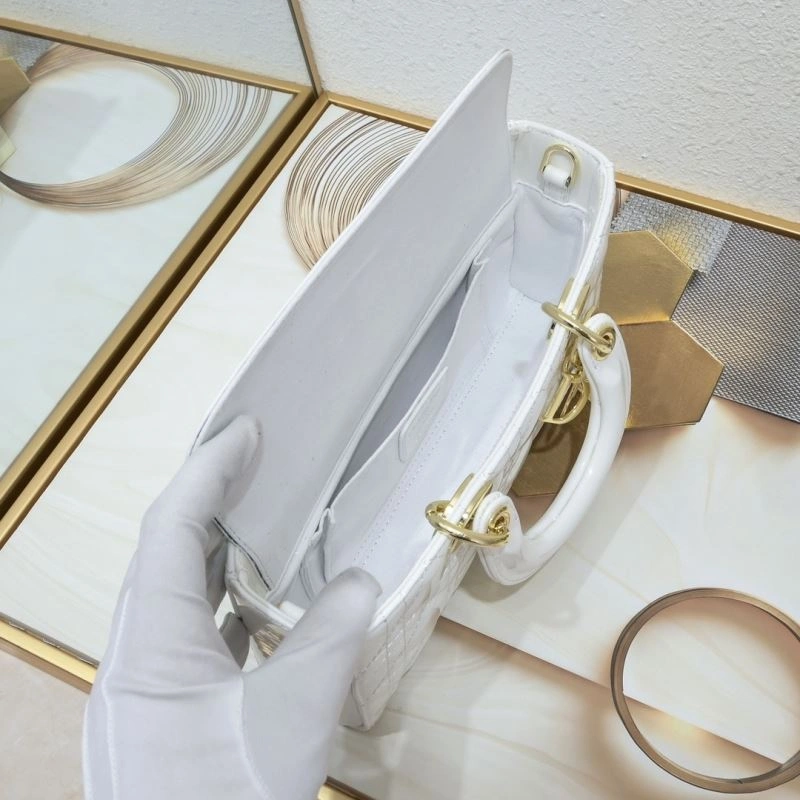 Compact Christian Dior Top Handle Bags 87594