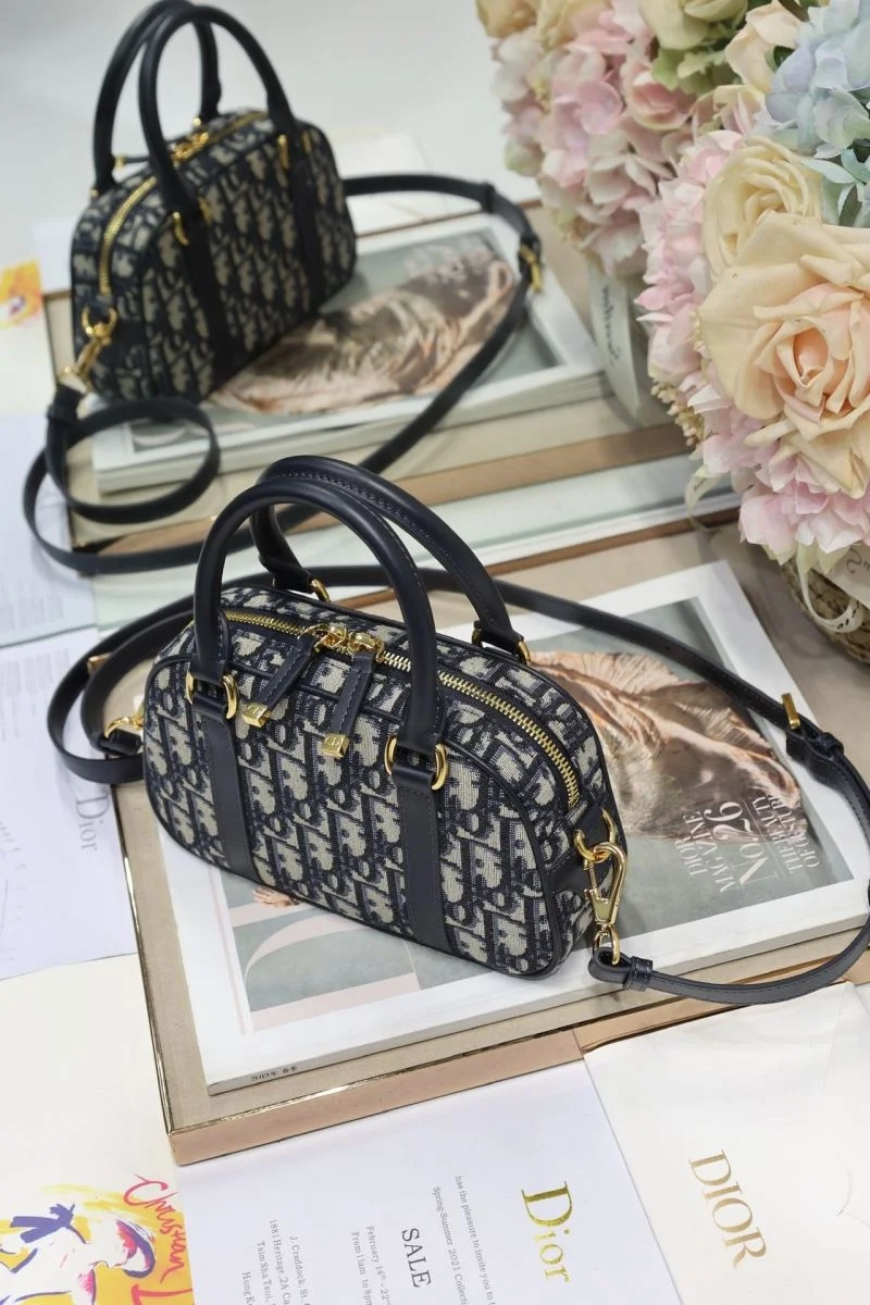 Christian Dior Top Handle Bags ZipUp 46759