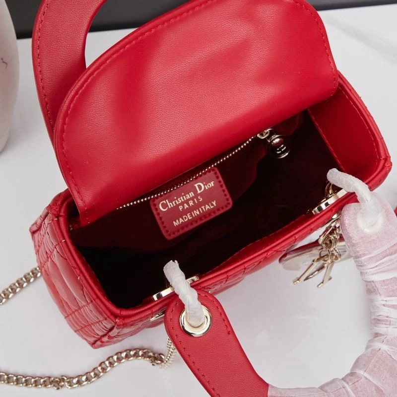 Christian Dior Top Handle Bags SmoothTexture 86180