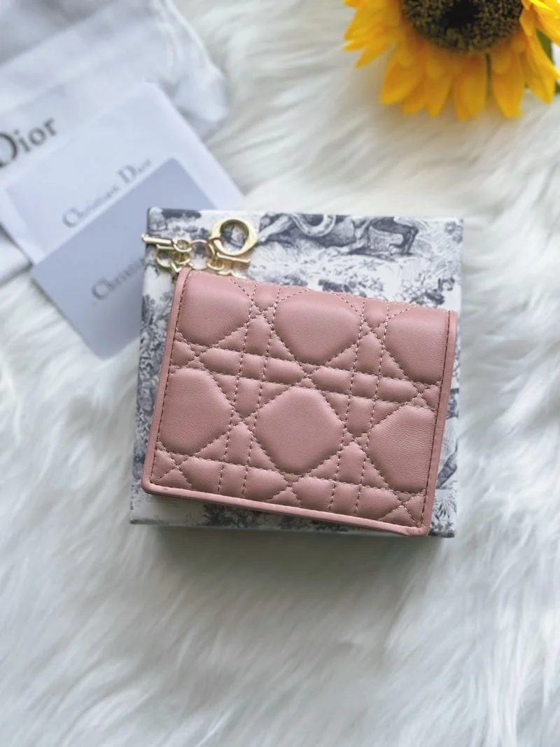 Flexible Christian Dior Wallets Purse 46666