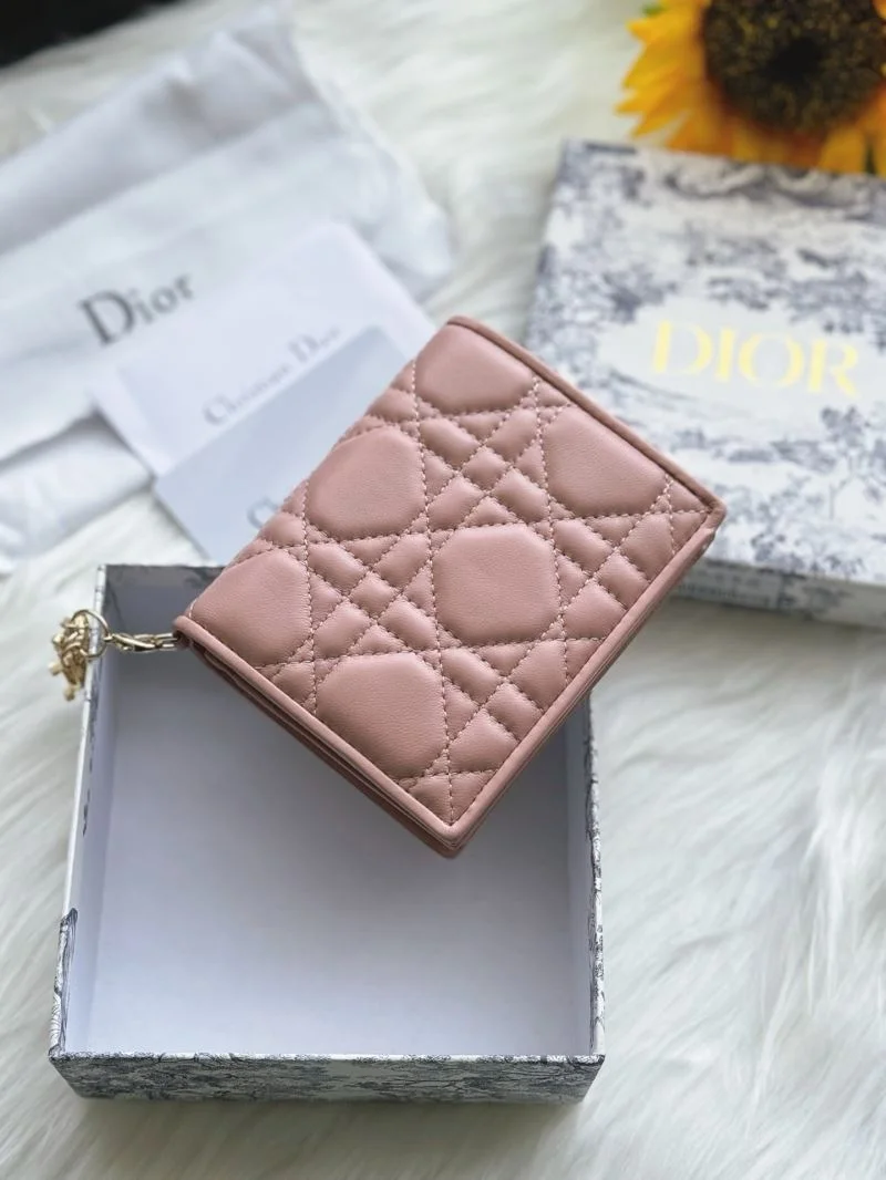 Flexible Christian Dior Wallets Purse 46666