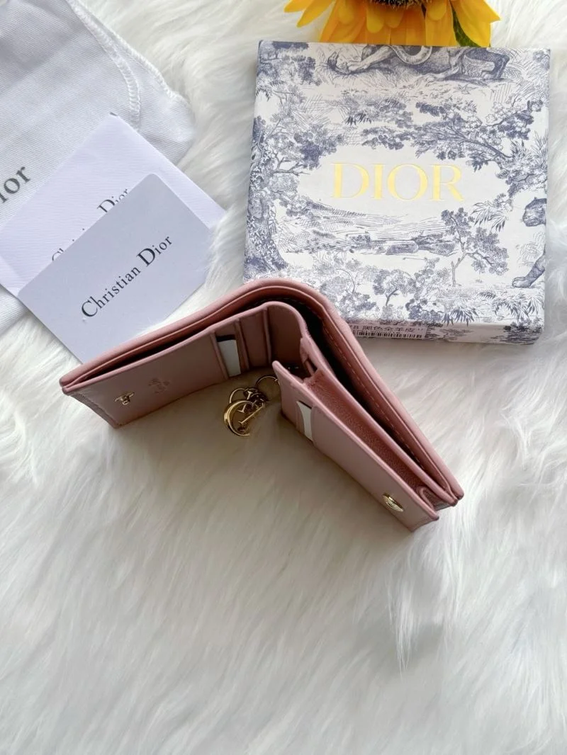 Flexible Christian Dior Wallets Purse 46666