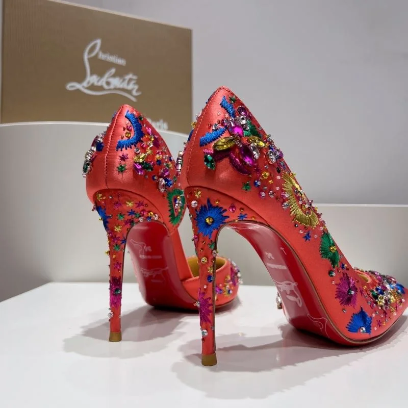 Christian Louboutin Heeled Shoes Breathable 22720