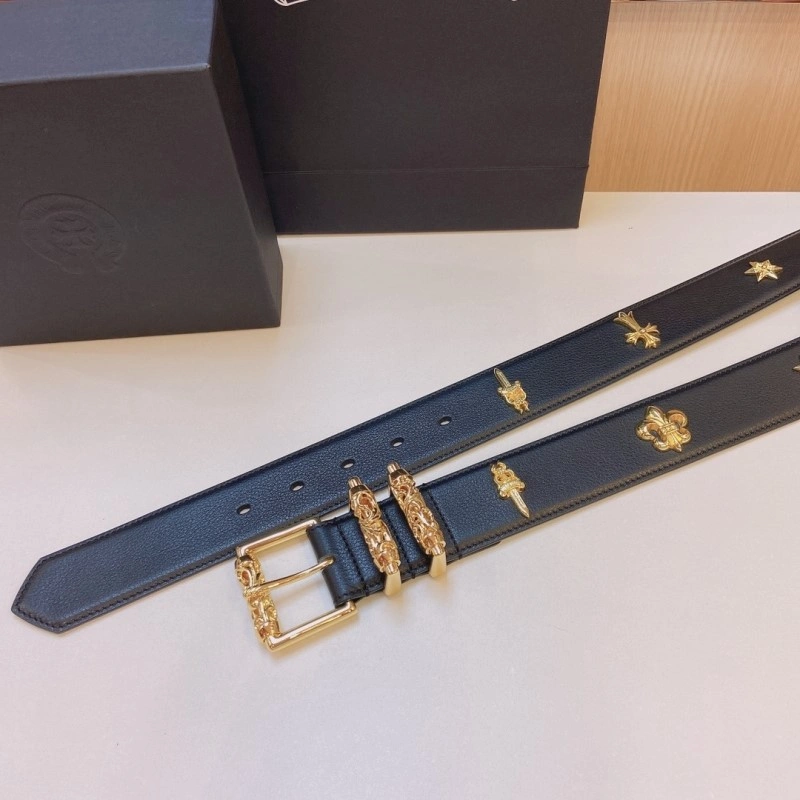 Lightweight Chrome Heart Belts 285289