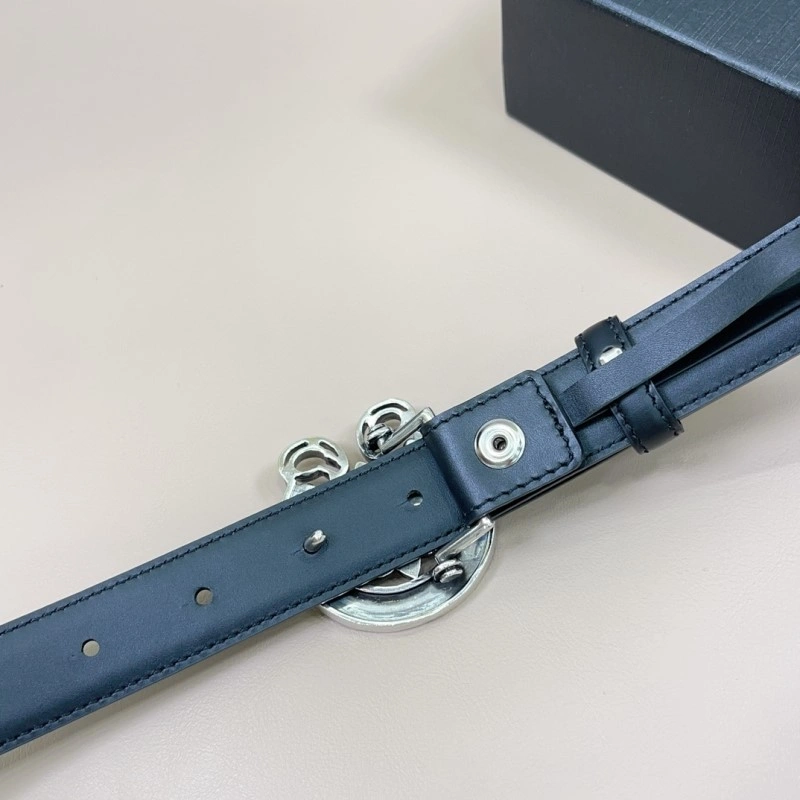 Sleek Chrome Heart Belts 285343