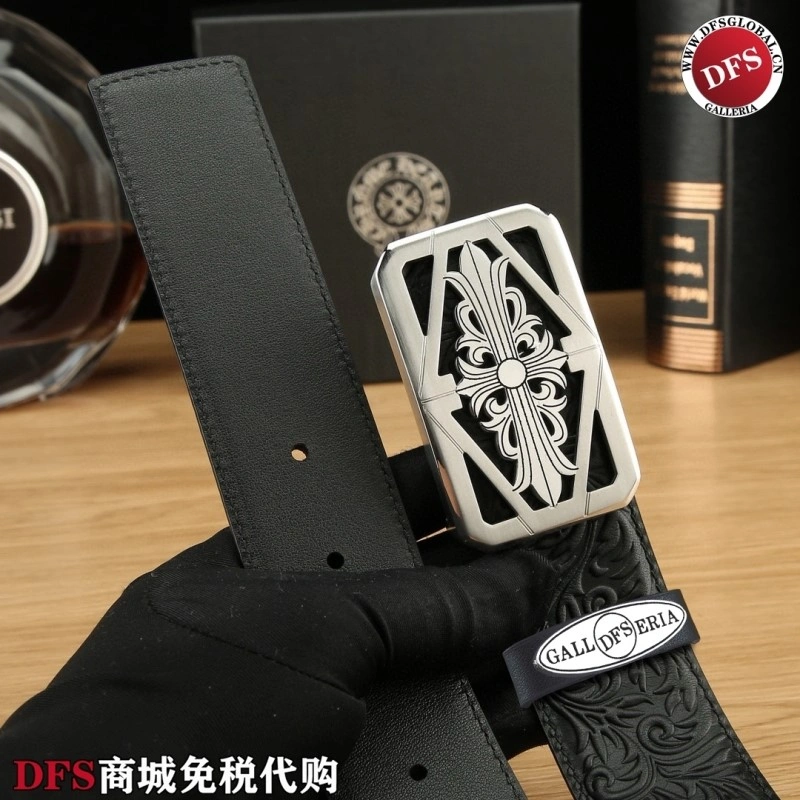 Minimalist Chrome Heart Belts 285354