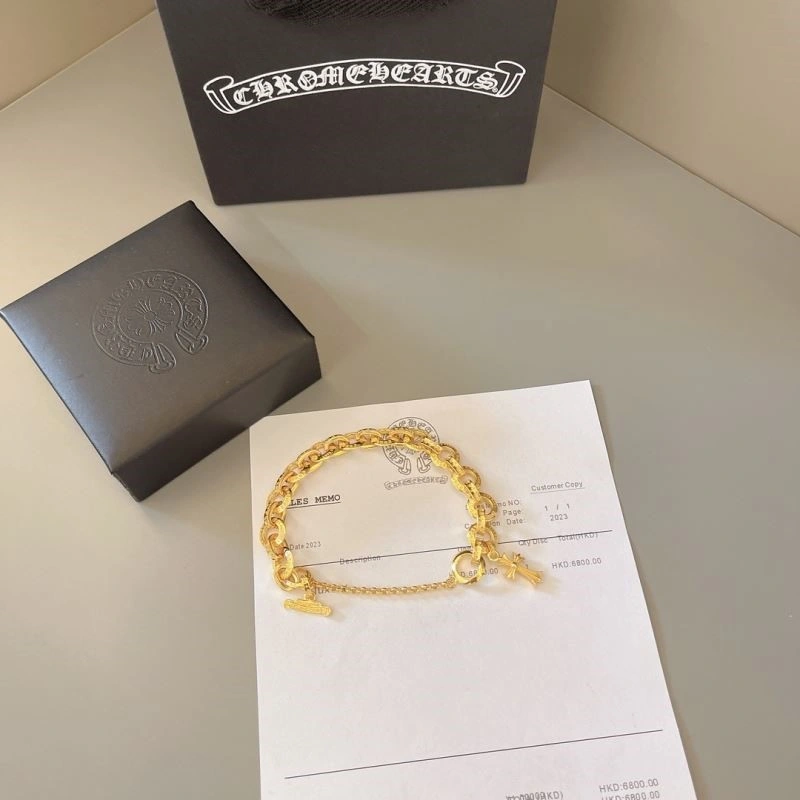 SmoothTexture Chrome Hearts Bracelets 239150