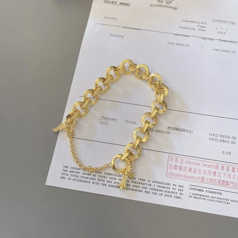 SmoothTexture Chrome Hearts Bracelets 239150