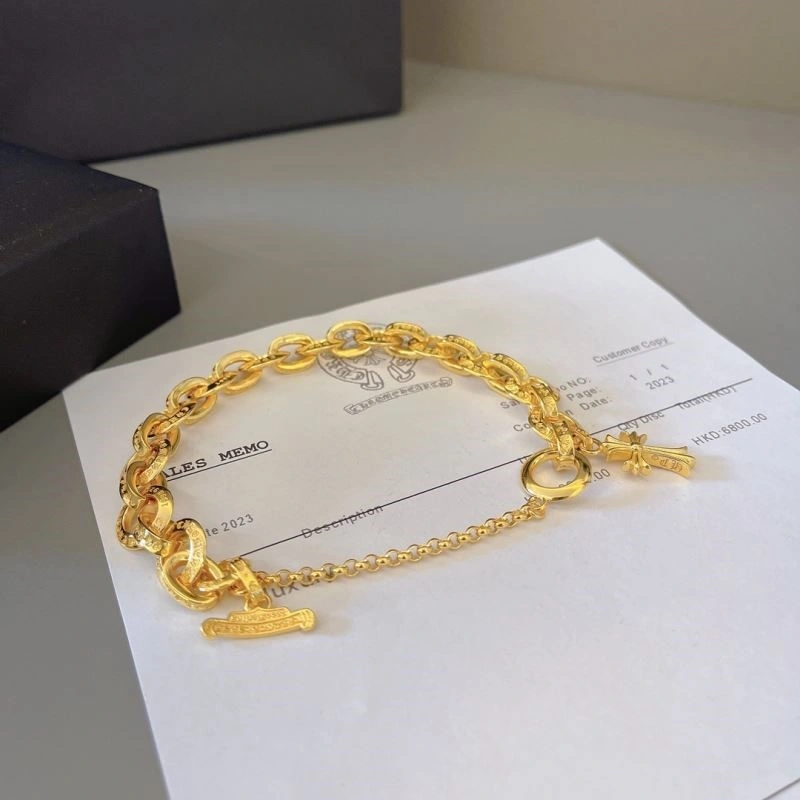 SmoothTexture Chrome Hearts Bracelets 239150