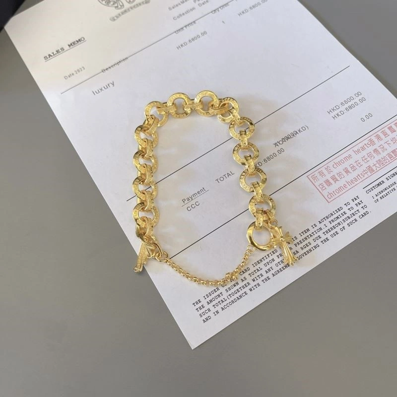 SmoothTexture Chrome Hearts Bracelets 239150