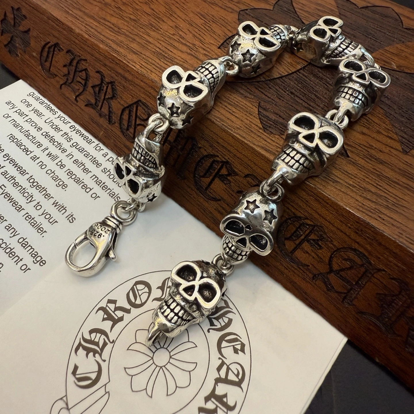 Flexible Chrome Hearts Bracelets 237335