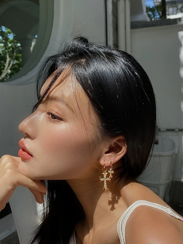 Durable Chrome Hearts Earrings 242490