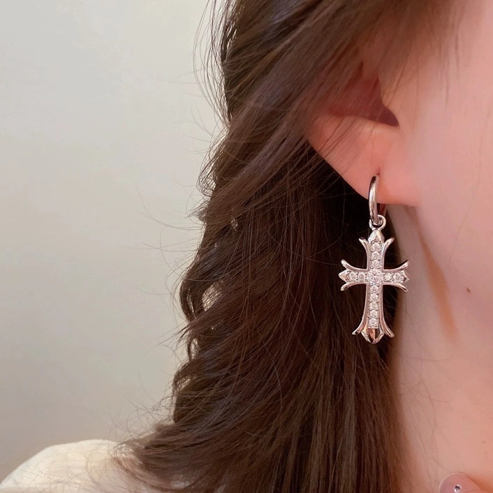 Durable Chrome Hearts Earrings 242490