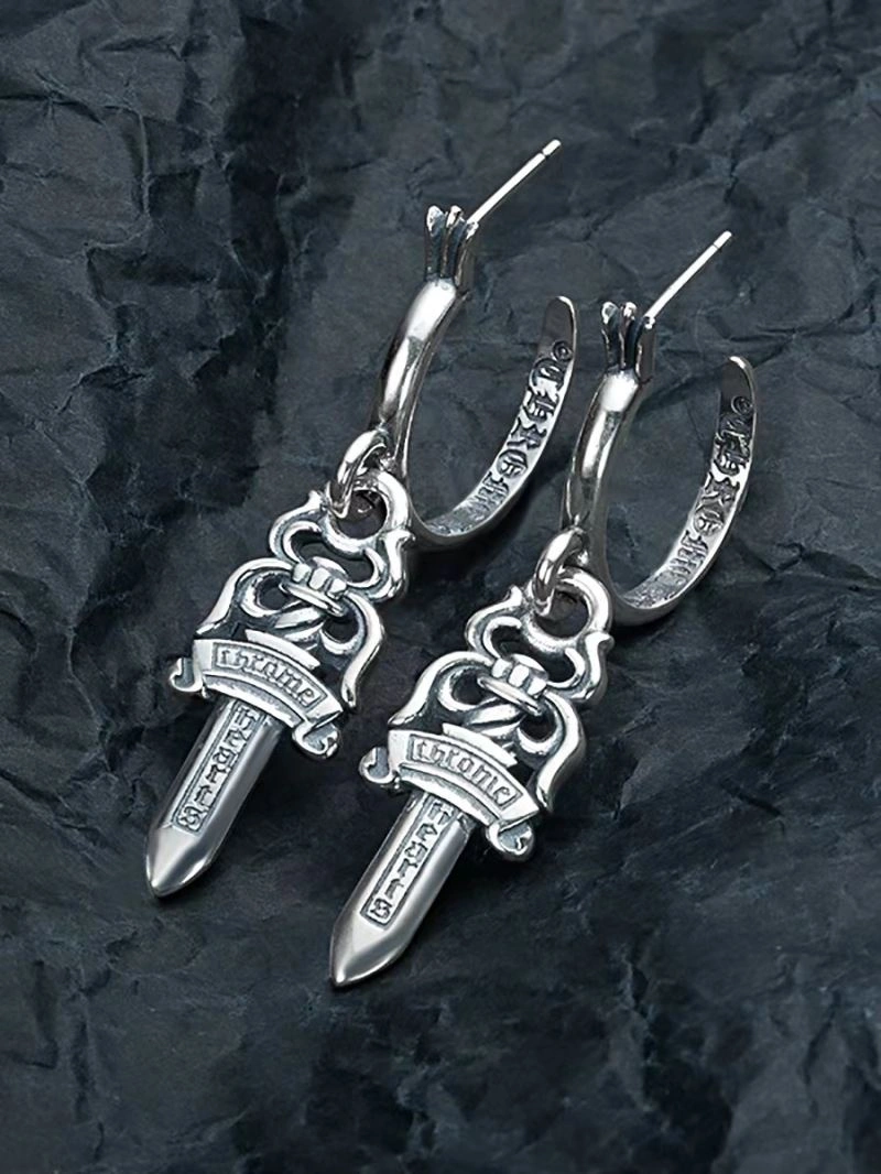 Compact Chrome Hearts Earrings 241685
