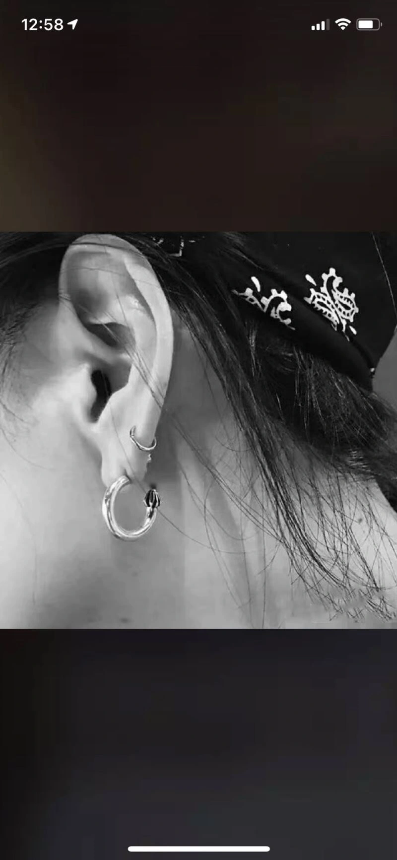 Contemporary Chrome Hearts Earrings 241289