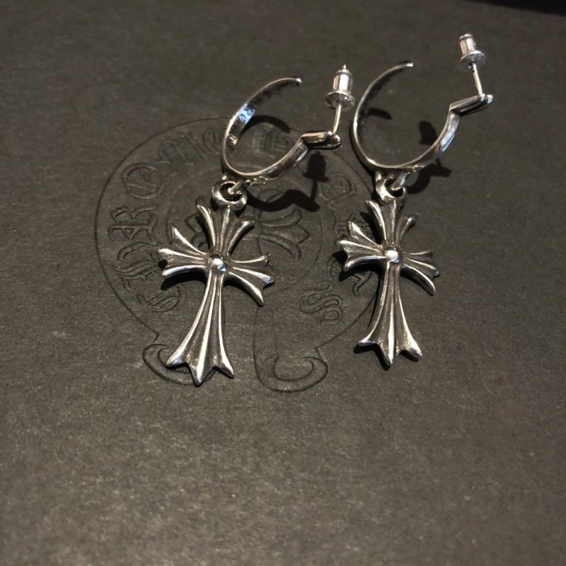Chic Chrome Hearts Earrings 240256