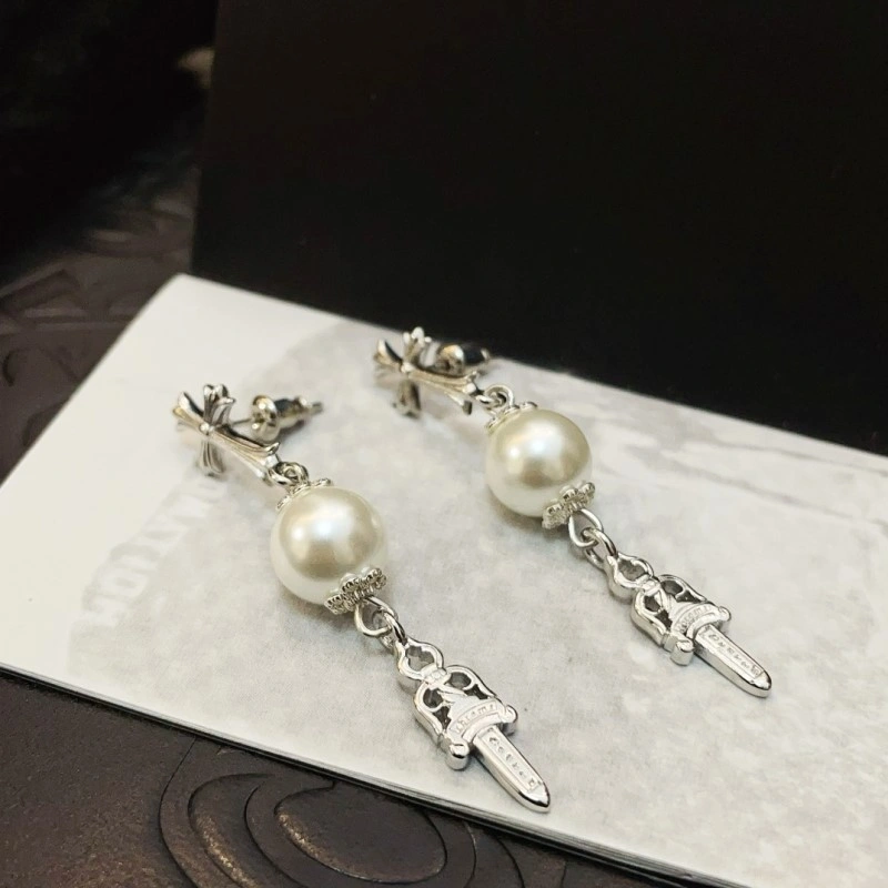 SmoothTexture Chrome Hearts Earrings 238053