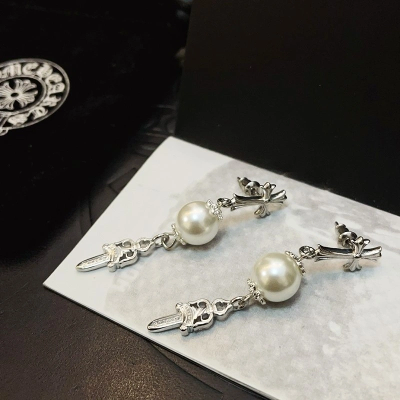 SmoothTexture Chrome Hearts Earrings 238053