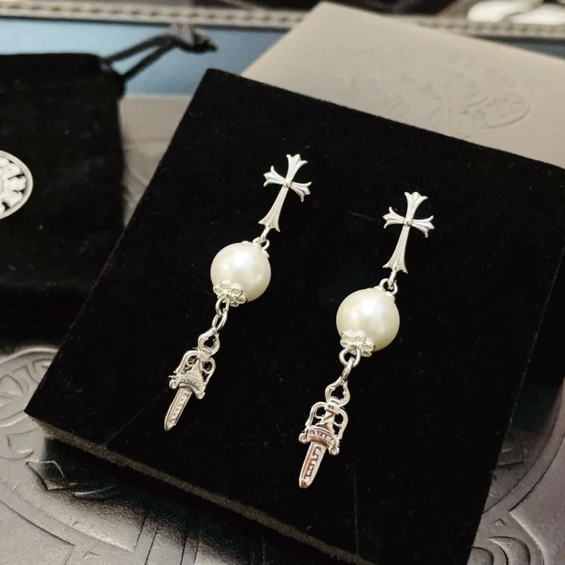 SmoothTexture Chrome Hearts Earrings 238053