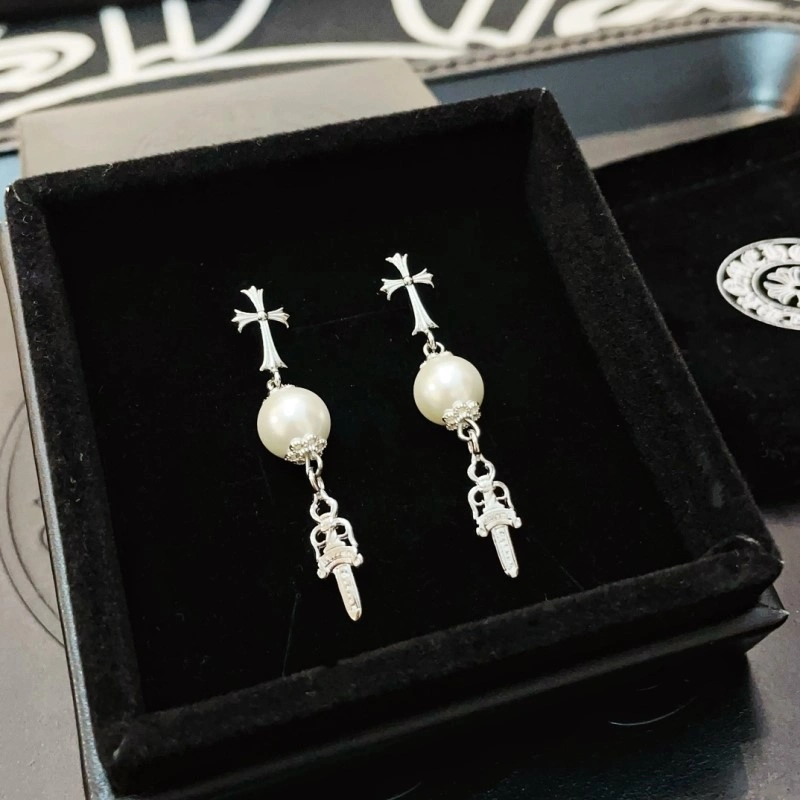 SmoothTexture Chrome Hearts Earrings 238053