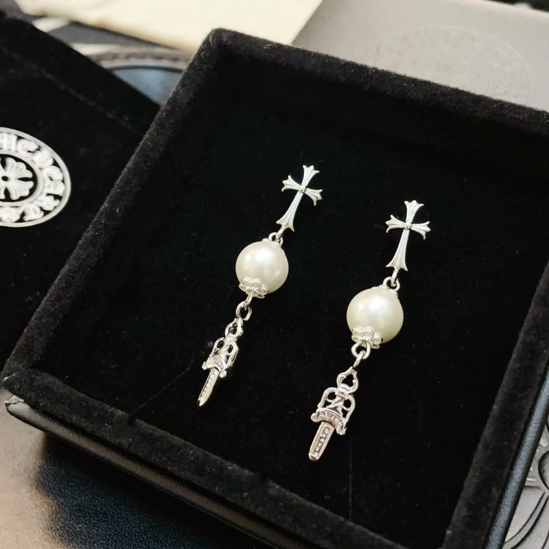 SmoothTexture Chrome Hearts Earrings 238053