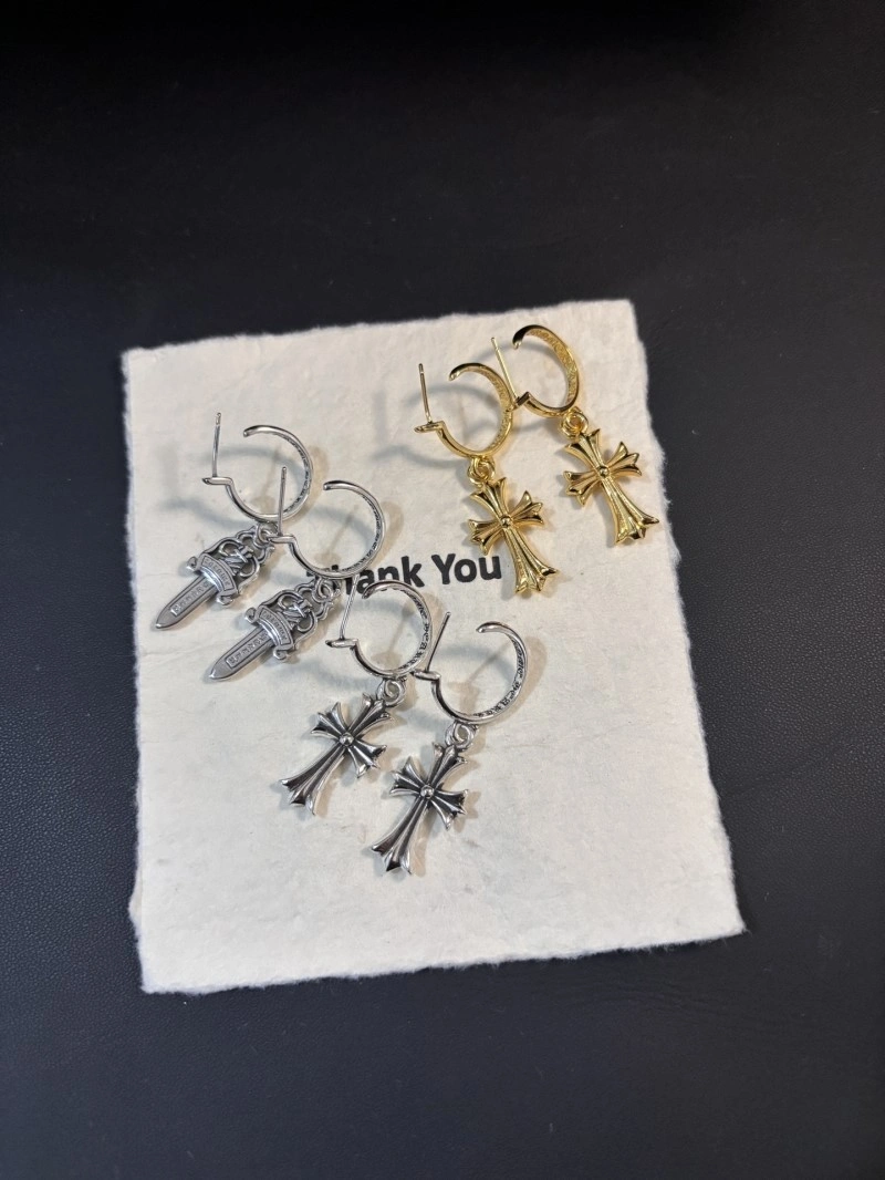 Functional Chrome Hearts Earrings 237053