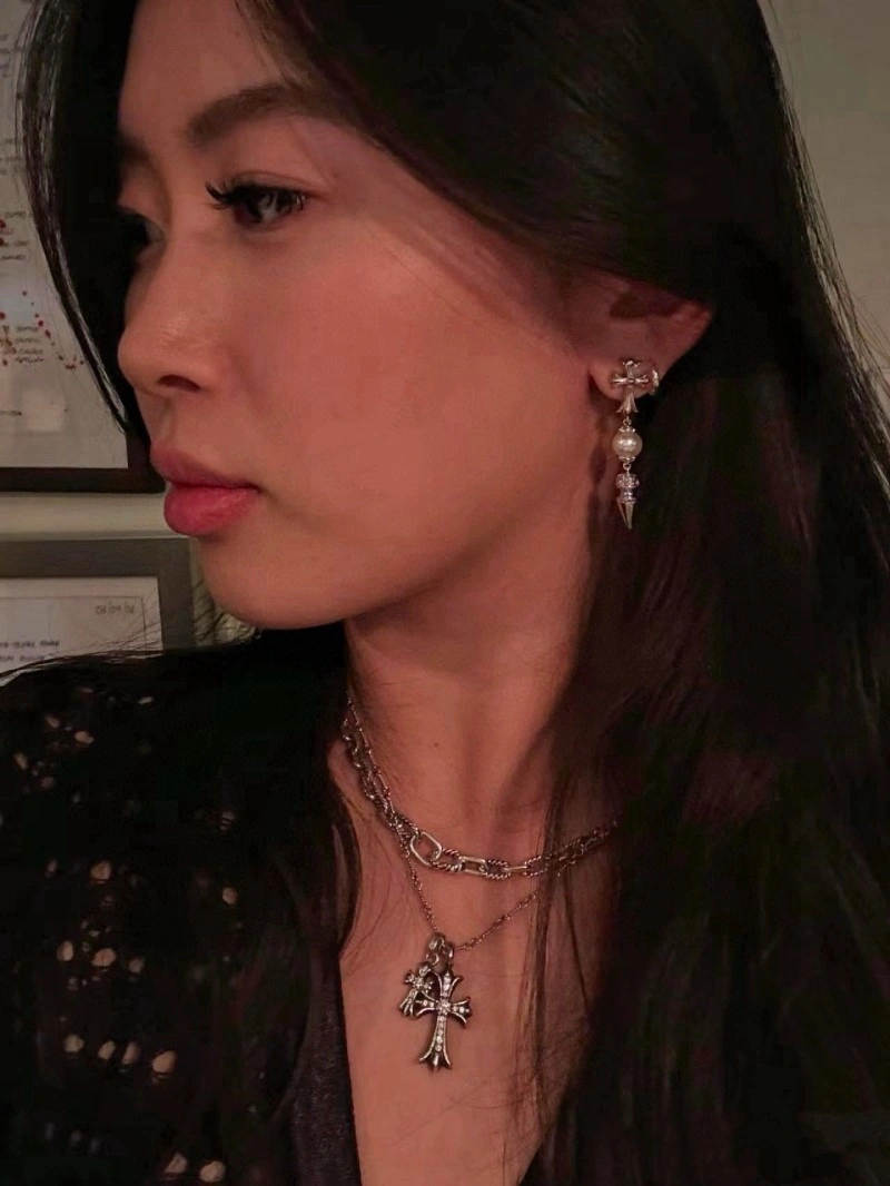 Chrome Hearts Earrings EyeCatching 237054