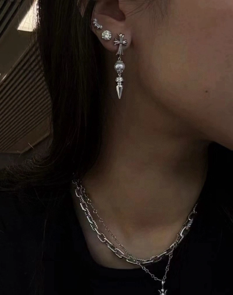 Chrome Hearts Earrings EyeCatching 237054
