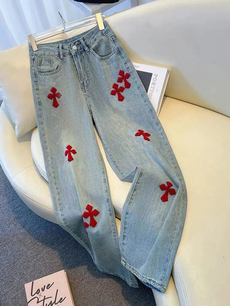 Chic Chrome Hearts Jeans 119051