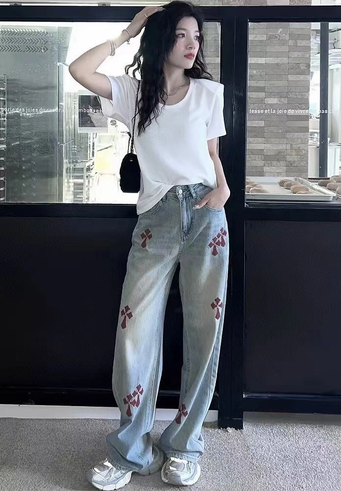 Chic Chrome Hearts Jeans 119051