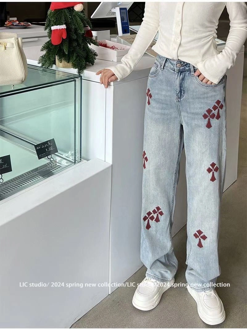 Chic Chrome Hearts Jeans 119051