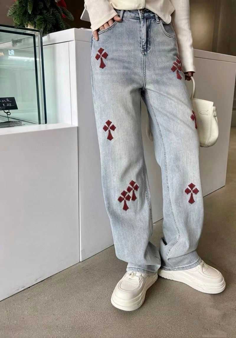 Chic Chrome Hearts Jeans 119051