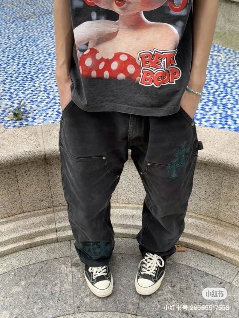 Functional Chrome Hearts Jeans 119042