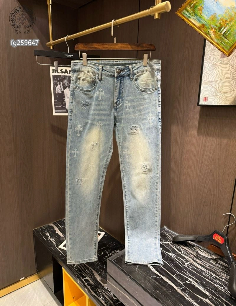 Chrome Hearts Jeans Breathable 119073