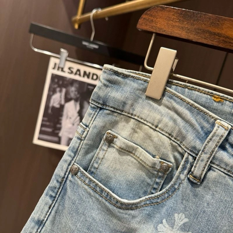 Chrome Hearts Jeans Breathable 119073