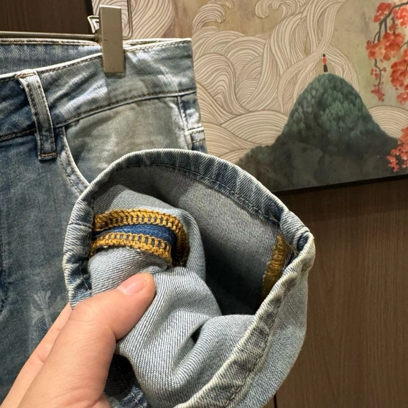 Chrome Hearts Jeans Breathable 119073