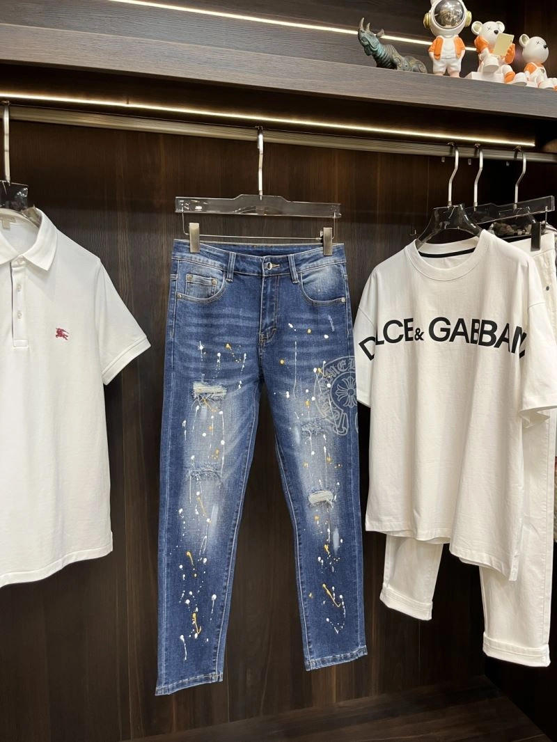 Chrome Hearts Jeans Breathable 118765